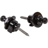 FZONE LK-01B крепление для гитарного ремня Strap Lock (пара), цвет: черный