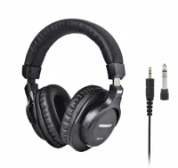 FREEBOSS FB-777 Наушники мониторного типа, закрытое акустическое оформление, диаметр драйвера 40 мм, диапазон частот 8 Гц – 27 кГц, импеданс 32 Ом, чувствительность 97 дБ, длина кабеля 3 м, масса 290 г.