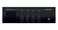 ВЕКТОР УМТ-4120 Усилитель мощности 4х120 Вт/100 В, 70 В выход или 4-16 Ом. Линейные вход /выходы, (разъем тип Phoenix). Индикация режимов работы усилителя. Регулировка уровня выходного сигнала, регулировка НЧ/ВЧ, многоступенчатая защита. Питание 220-230 В