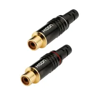 Sommer Cable HI-CF06-WHT- Разъем HICON RCA (розетка) на кабель диаметром до 7,0 мм