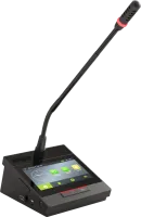 Gonsin DCS-1023C-W-G - Беспроводной дискуссионный пульт председателя с сенсорным 4.3" экраном и съёмным микрофоном на гусиной шее