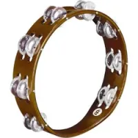 Meinl ta2a-ab  тамбурин деревянный 10" traditional, двухрядный, джинглы из алюминия