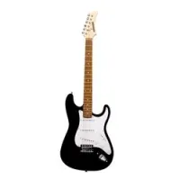 Fernandes le-1z 3s blk/ l  электрогитара stratocaster sss, цвет - чёрный