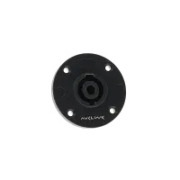 AVCLINK L4MPR Разъем speakON панельный, штекер, 4 контакта, круглый фланец G-тип