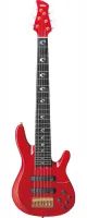 6 -струнная бас-гитара Yamaha John Patitucci TRBJP2 Translucent Dark Red //with case
