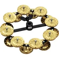 Meinl hthh2b-bk  тамбурин для хай-хэта 5" headliner® series, двухрядный, джинглы из кованной меди