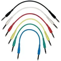 Rockcable rcl30030 d5  кабель 30 см джек-джек. комплект 6 шт. , разноцветные