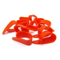 Dunlop 9051r plastic thumbpick red 12pack  когти на большой палец, очень жесткие, красн, 12 шт.