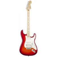 FENDER DELUXE STRATOCASTER HSS PLUS iOS AGED CHERRY BURST - Электрогитара