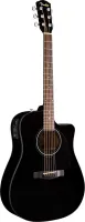 FENDER CD-60CE DREADNOUGHT BLACK W/FISHMAN® MINIQ PREAMP гитара электро-акустическая с пьезо-звукоснимателем, цвет черный