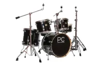 PCBD052 BLK Ударная установка, 5 барабанов черного цвета, 22х16", 16x16", 13x11", 12x10", 14x6,5", стойки: под малый, журавль, прямая, хай-хет, педаль, стул. Корпуса 6-ти слойная береза, PC Drums