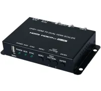 Cypress CPLUS-V2PEL- Сдвоенный масштабатор сигнала HDMI до 3840x2160/60 (4:4:4, 8 бит), с HDCP 1.4, 2.2, EDID и HDR на 2 выхода с разными разрешениями