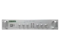 DSPPA DT4106 2х-канальный цифровой усилитель мощности 2х60Вт (70/100/200В), с встроенным модулем DANTE. Размеры 483х88х430 мм. Масса 15,6 кг