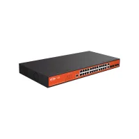 WI-PCMS328GF, коммутатор L2 PoE бюджет 400Вт, порты 24GE PoE, 2comboSFP, 2SFP, Cloud