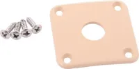 GIBSON PLASTIC JACK PLATE CRÈME крышка гнезда подключения электрогитары, пластик, цвет кремовый