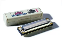 Hohner Big River Harp F# губная гармошка, 20 нот, язычки - латунь, 0,9 мм, корпус - пластмасса, длина 10 см