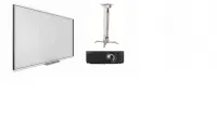 Комплект: интерактивная доска smart sbm787v с проектором exd201 и креплением dsm-2l