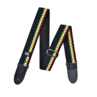 DUNLOP BOB-02 Bob Marley Hackey Sack ремень гитарный, хлопок, черный