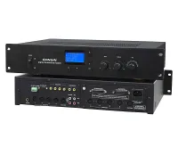 GONSIN TC-ZB3 Центральный блок для конференц-системы с функцией голосования и синхроперевода (система IR и DSSS). Подключение до 60 консолей. Подавитель обратной акустической связи. Эквалайзер. RS-232, RS-485. Видеоматрица 4х1+1,  2U/19".