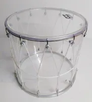 BKA-14Pv Барабан кавказский 14", акрил 34х36см, с верёвкой, прозрачный, Мастерская Бехтеревых