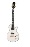 EPIPHONE Matt Heafy Origins Les Paul Custom 7-String Bone White электрогитара 7-струнная, цвет черный, чехол в комплекте