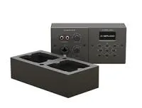 CVGAUDIO WS2-ERC-BL - Монтажный бокс двойной для накладной установки на стену контроллеров CVGAUDIO ERC-1/2 и зональных панелей CVGAUDIO PW, цвет черный