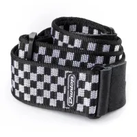D38-31BK Ремень для гитары, клетка, Dunlop