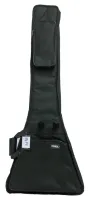 FORCE ST-8 FV - чехол для электрогитары Flying V. Внешняя ткань - Oxford420, подкладка - нейлон, уплотнение -20мм поролон, основная молния 8, на кармане молния 6, 1 или 2 объёмных кармана, 2  ремня с металлической фурнитурой.