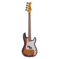 Fernandes rpb360 3sb  бас-гитара precision bass, 3-tone sunburst
