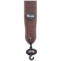 Blacksmith ls-0755 brown  ремень для гитары, кожа, 55 мм, коричневый, толстый, со стяжком, кругл кон