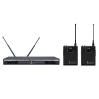 UR-222DMT / 2-х канальный приемник UR-222D + два поясных передатчика UT-222 + 2 петл. мик / RELACART