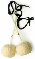 Big drum mallets Pearl PPM-65 - Pair of marching tenor drum mallets