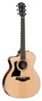TAYLOR 114e LH 100 Series, гитара электроакустическая левосторонняя, форма корпуса Grand Auditorium, мягкий чехол