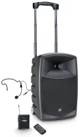 Ld systems roadbuddy 10 hs b5 - активная акустическая система на аккумуляторе с микшером, bluetooth и  беспроводным головным микрофоном