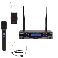 Radiowave UHH-800 радиосистема с 1 головным и 1ручным микрофонами с выборной частотой