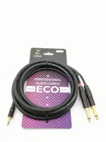 E52-3,5-2J-0500-0 Кабель акустический 3.5-2х6.3мм, 5м, ZZcable
