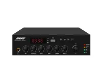 ABK PA-80U Мини микшер-усилитель, мощность 60 Вт, USB, FM и Bluetooth