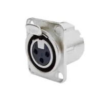 Nordfolk ncx5005  панельный разъем xlr female 3p, хром