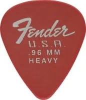 FENDER 351 DURA-TONE 0.96 12 PK FRD медиатор 0.96 мм, жесткий, цвет красный