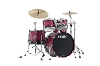 TAMA WBS42S-MDR STARCLASSIC WALNUT/BIRCH ударная установка из 4-х барабанов, цвет темно-малиновый, орех/берёза