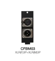 CFBM03 Floor Box Модуль коммутационной коробки XLR(F) + XLR(M) 3р, Soundking