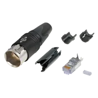 Neutrik NE8MC6-MO- 
			Кабельный корпус разъема XLR для etherCON RJ45 CAT6, на кабель диаметром 5,5–6,5 мм, IP65
