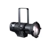 Monon VIVI30-SAN-5C - Светодиодный прожектор с линзой френеля, 300Вт, угол луча 15°до 60° (моториз.), RGBAL, Ra>95, управление: DMX, RDM