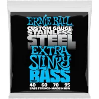 ERNIE BALL 2845 Stainless Steel Slinky Extra 40-95 - Струны для бас-гитары
