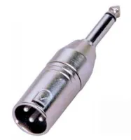 CA308 Переходник (разъем переходной) XLR штекер — 1/4'' моно штекер, Soundking