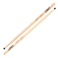 ZILDJIAN ZASDCN DENNIS CHAMBERS NYLON ARTIST SERIES барабанные палочки с нейлоновым наконечником, именные, материал: орех