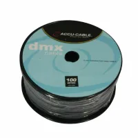 ADJ AC-DMXD3/100R  DMX кабель 2 х 0.25мм2. O5.4мм. В катушке 100м