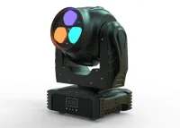 STAGE4 clubWASH WEB 340FC Профессиональная гибридная поворотная "голова" WASH-BEAM с многолучевым эффектом. Источник света - 3 X 40W RGBW LED, угол раскрытия луча 7,5°-45°, управление DMX-512 – 10/17 каналов, вращение Pan/Tilt -  540°/190°, диммер 16 bit,