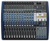PreSonus StudioLive AR16c аналоговый микшер USB, 18 каналов, 8 мик.+4 мик моно/лин.стер.+1 стер.лин./Bluetooth,18x4 USB-C,3AUX,FX,SD-рекор, монт.в рэк