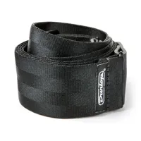 DST70-01BK Deluxe Seatbelt Ремень для гитары, черный, Dunlop